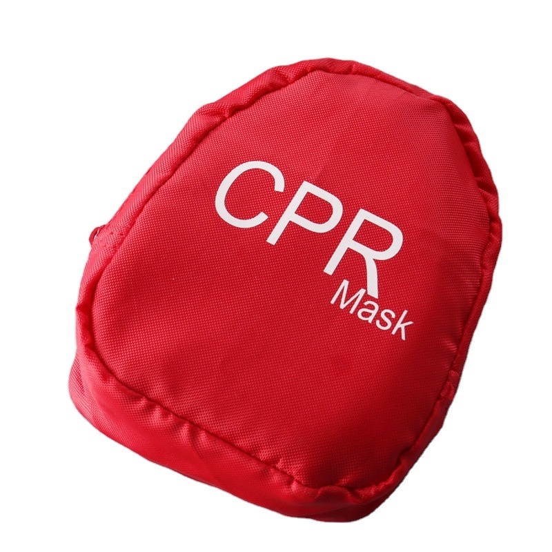 CPR Mask Customized Mini CPR Training Kits Facial Shield Reusable First Aid CPR Resusitator