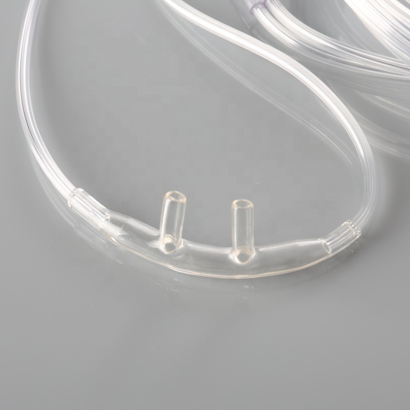 Soft nasal prongs nasal oxygen tube for Adult