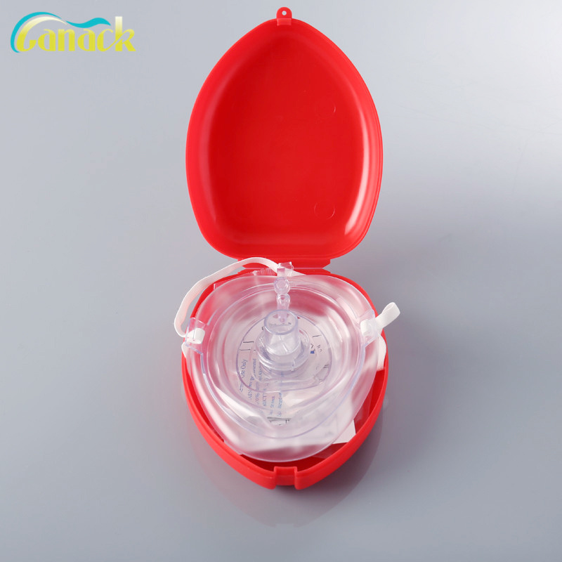 CPR Mask Customized Mini CPR Training Kits Facial Shield Reusable First Aid CPR Resusitator