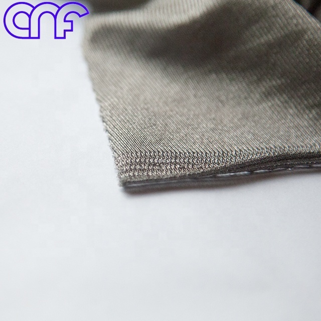 1500mm width Canafull 100% Silver Fiber Fabric Radiation EMF Protection Material Silver Conductive Fabric