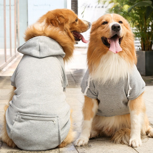 Pet Winter Clothes dog hoodie with zipper Checkered zipper fashion pocket dog winter hoodie designer hoodie for dogs