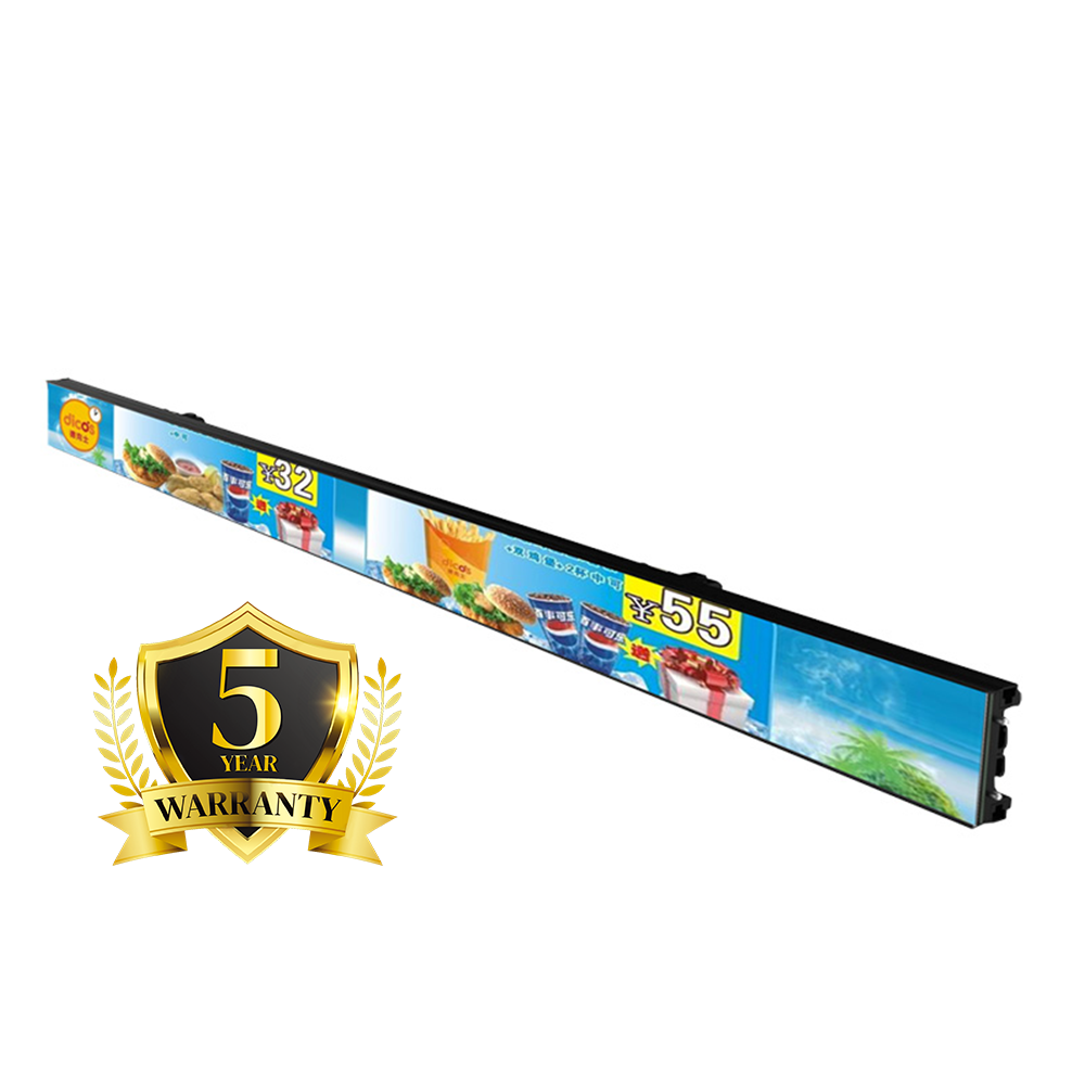 P1.875 1.875Mm P1.9 1.9Mm Digital Signage Shelf Led Display Goods Strip Ticker Shelves Edge Screen For Supermarket Retail Store