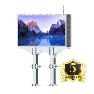 Highway Billboard Led Display With Controller Digital Signage Outdoor Advertising Equipment On A Pole Screen For Car Parking