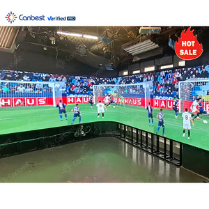 Newsroom Circular Curved Led Display Indoor Flexible Exhibition Trade Show Screen Cylindrical Column Circle Video Wall