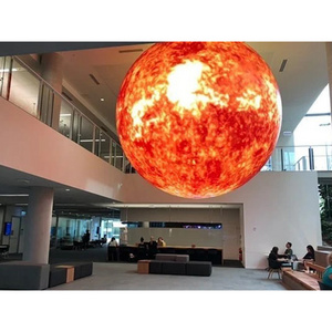 P2 P2.5 P4 1M Indoor Spherical Led Screen 360 Ball Led Wall Round Advertising Sphere Shape Led Video Display