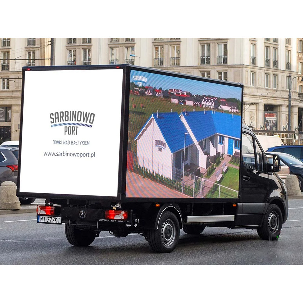 Moving Mobile Advertising Digital Signs Full Color 4Mm Smd Ip65 Video Wall Truck Led Screen For Outdoor Movie