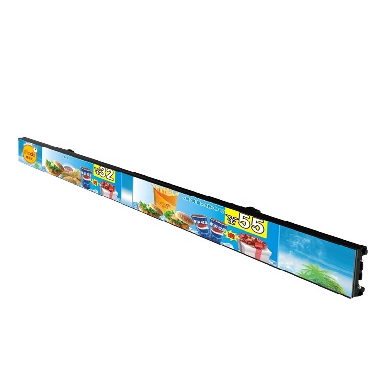 Digital Edge Displays Panel Screen Store Led Shelves Shelf Ticker Signage In Supermarket For Sports Shop