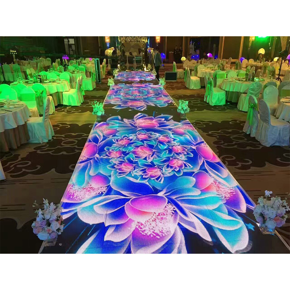 Outdoor Waterproof P2.6 P3.9 P3.91 Dance Floor Interactive Led Display Screen Floor Tiles Modular Led Video Wall Panel