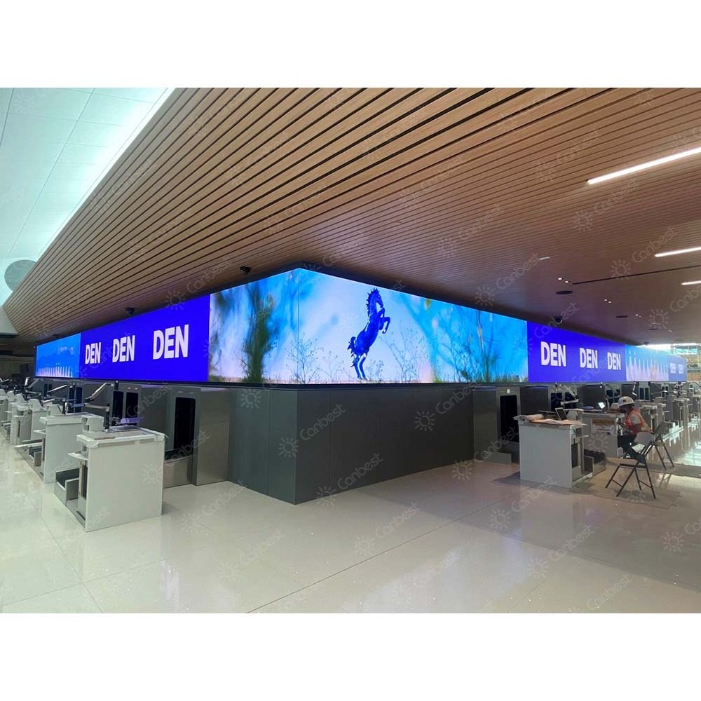 Fis Pro Indoor Curved Art Led Video Wall P1.9 1.95Mm P2.6 2.6Mm P3.91 3.91Mm Front And Rear Service Led Display Screen