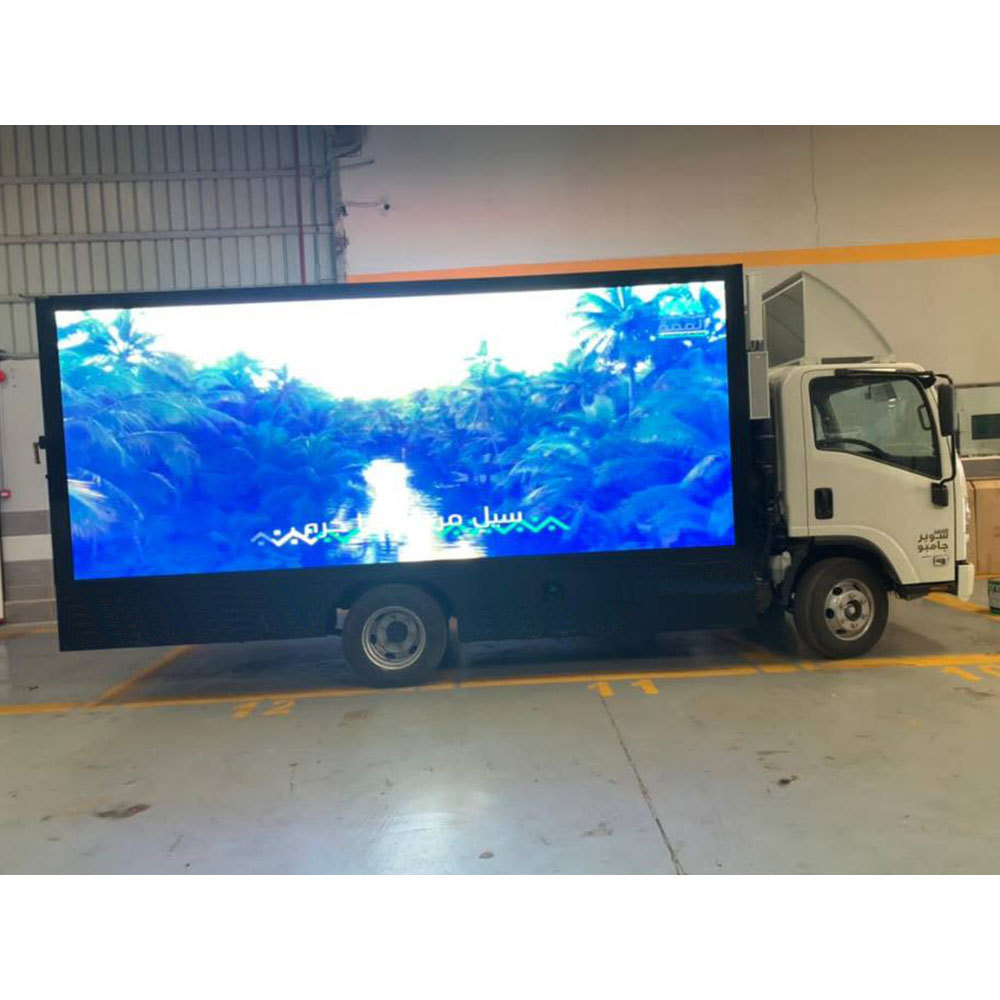 P4 4Mm Outdoor Waterproof Full Color Truck Mobile Advertising Led Display Screen Mounted Giant Led Pickup Billboard