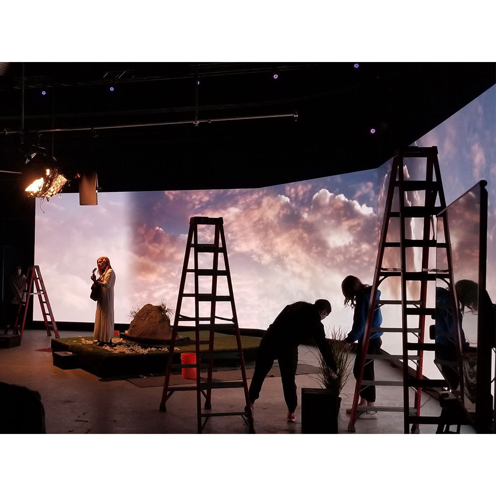 3D Effect Studio Led Video Virtual Production Wall Panels Trade Pantallas Led Gigantes 3D Immersive Gaming Room Led Display