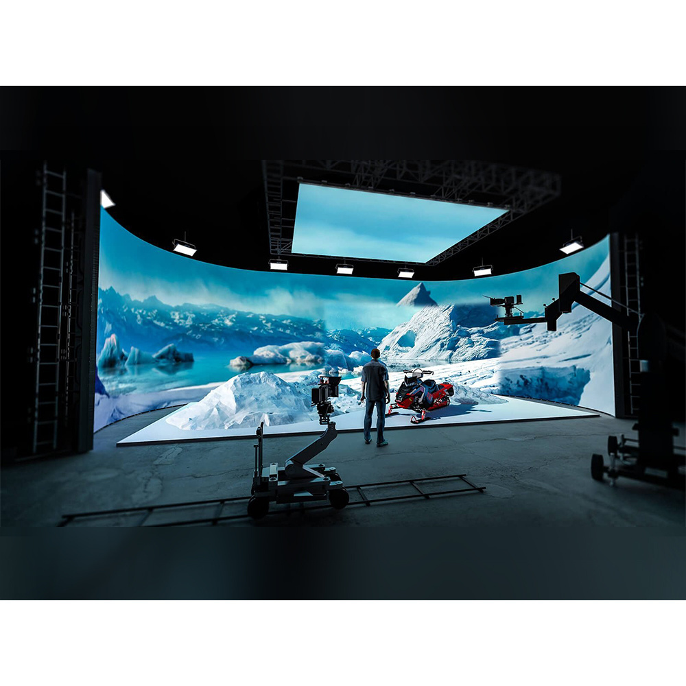 3D Effect Studio Led Video Virtual Production Wall Panels Trade Pantallas Led Gigantes 3D Immersive Gaming Room Led Display