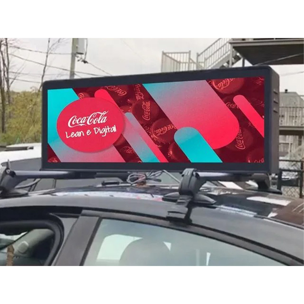 P5 5Mm P2.5 Pantalla Led Publicitaria Taxis Taxi Top Led Display Screen Mount Carroof  Led Sign For Car Roof