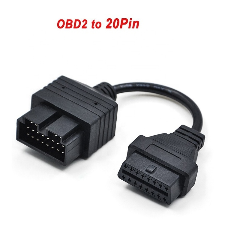 Universal 16 Pin 13Cm Car Diagnostique 20Pin Obd 1 Adapter Truck Cable Set 16Pin Obd2 Diagnostic Test Extension Cable Obd2