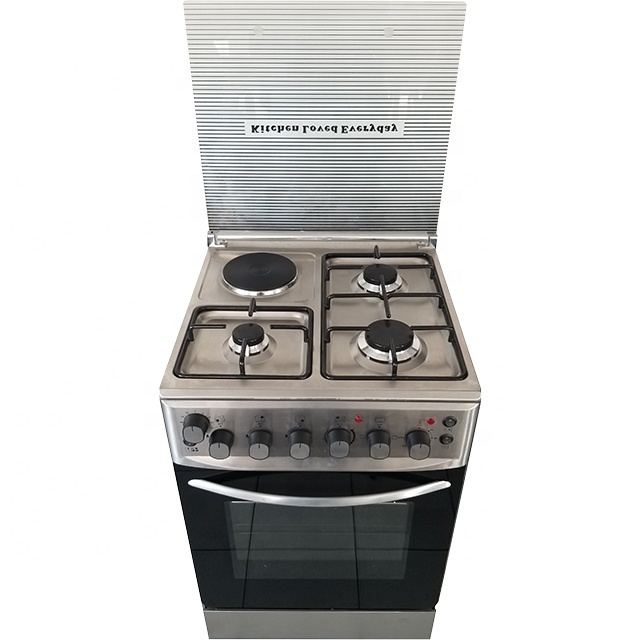 Kitchen Integrated oven stove Free standing 4 burners Gas/Electric Cooker with oven