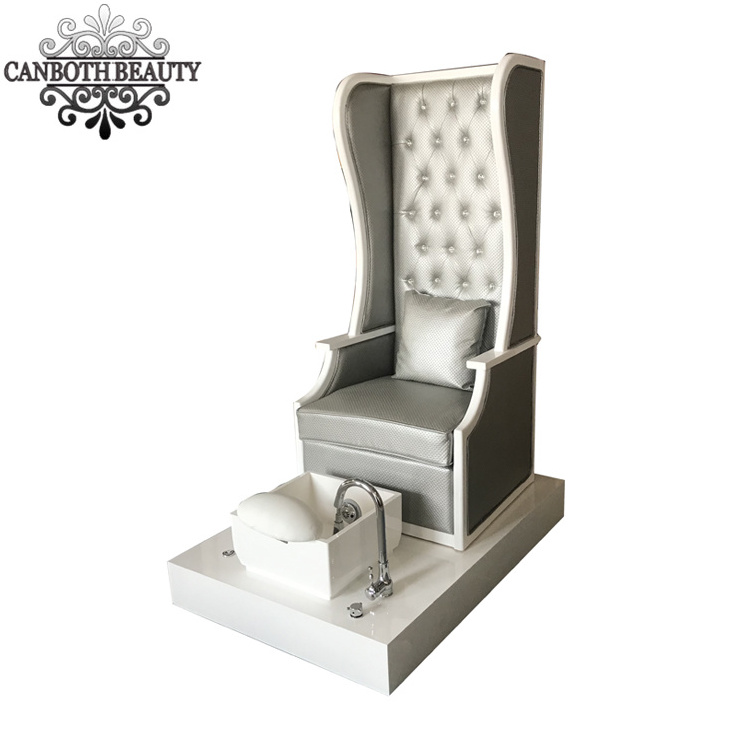 Royal king throne spa pedicure chairs bowl with whirlpool jet CB-FP003