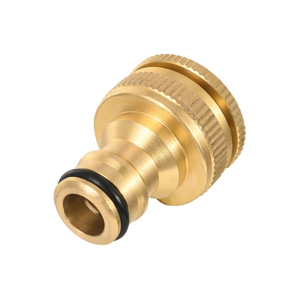 hot sale brass tap adaptor Female 1/2 &3/4 garden hose nipple connector