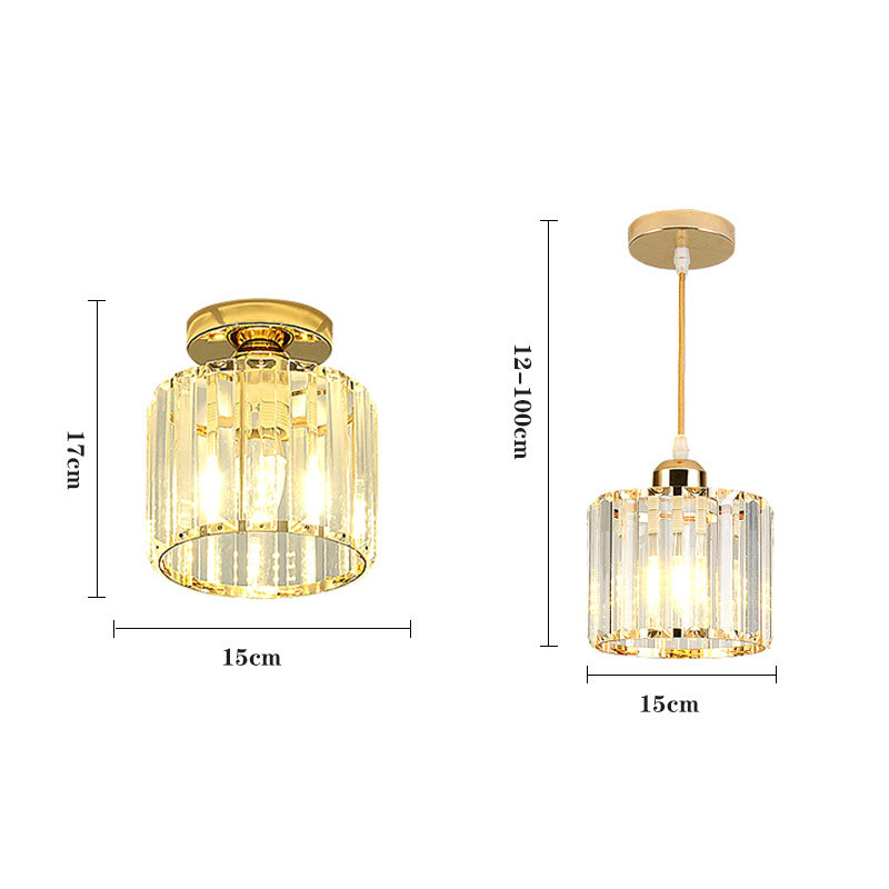 Factory Supply hotel living room bedroom nordic luxury modern crystal chandelier modern led pendant light