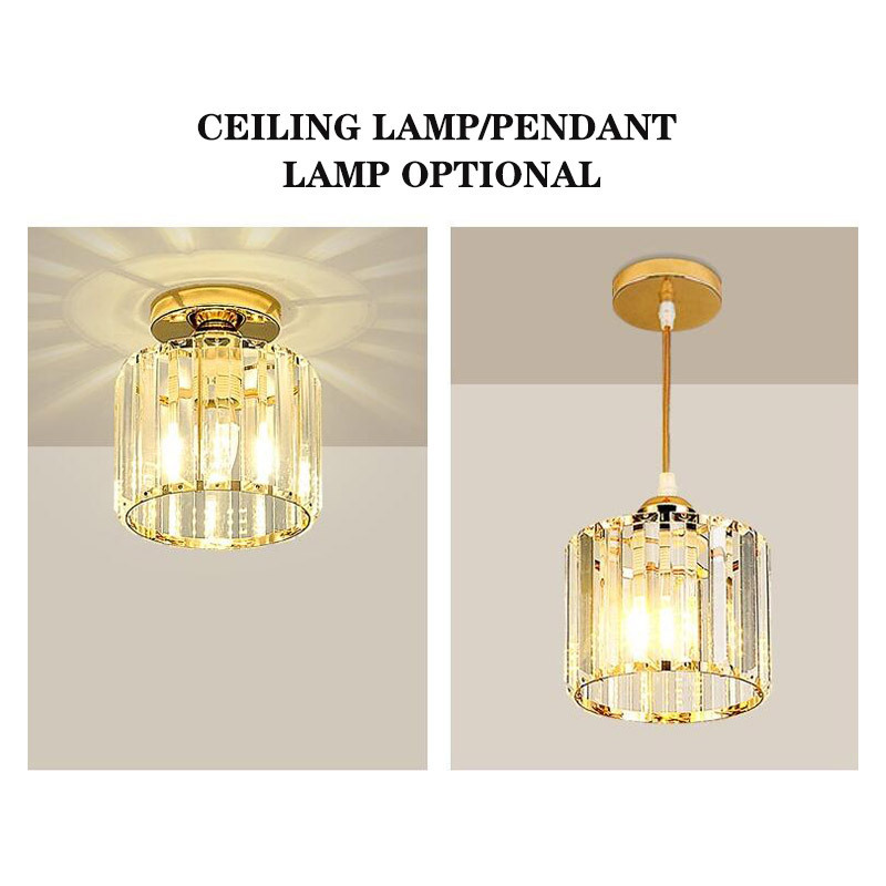 Factory Supply hotel living room bedroom nordic luxury modern crystal chandelier modern led pendant light