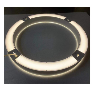 Canco 2ft 4ft 6ft Aluminum Office Round Ring chandelier basket indirect direct led lighting light