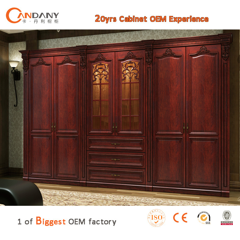 20 Years OEM,Foshan Furniture,Bedroom Solid Wood Wardrobe Open Design Wooden Door Designs Combination Cloest Wardrobes