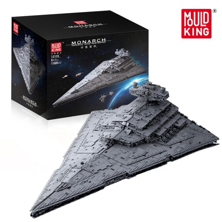 Source factory sale Mould king 13135 bricks Imperial Star Destroyer Toys Plastic wars Technic Building Blocks Toy Set for kids