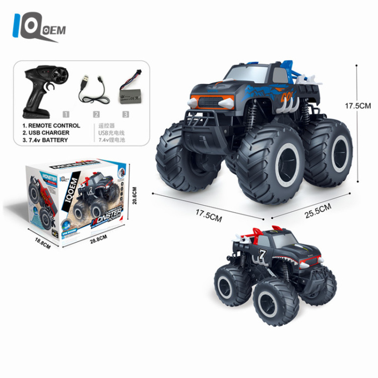 IQOEM 03086R RC Car 2.4G 4CH Amphibious Stunt Drift Deformation Buggy Car Remote control Roll 360 Kidsy Car toy