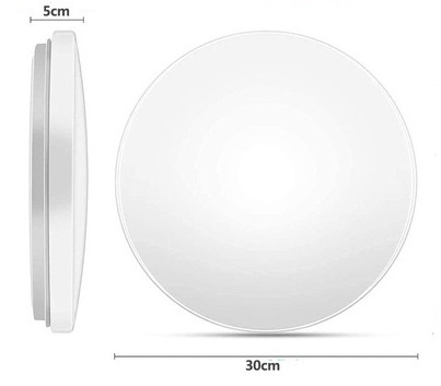 12 Inch 18W 5CCT CRI>90 Dimmable LED Light Fixture Waterproof for Bathroom Laundry Room Bedroom Kitchen LED Ceiling Light