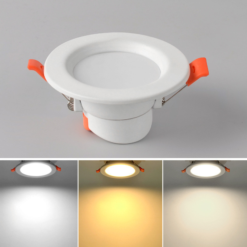 Led Downlight 7w 9w 12w 18w 24w 30w Recessed Round Led Ac 85-265v Indoor Lighting Warm White Cold White Nature White