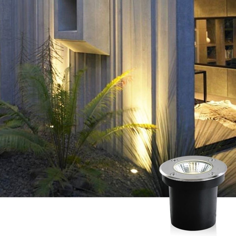 Ip68 Waterproof Floor Recessed Lights Outdoor Landscape Garden Ground Buried Lamp Led Underground Lights