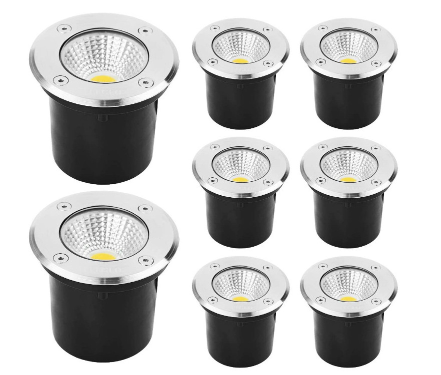 Ip68 Waterproof Floor Recessed Lights Outdoor Landscape Garden Ground Buried Lamp Led Underground Lights