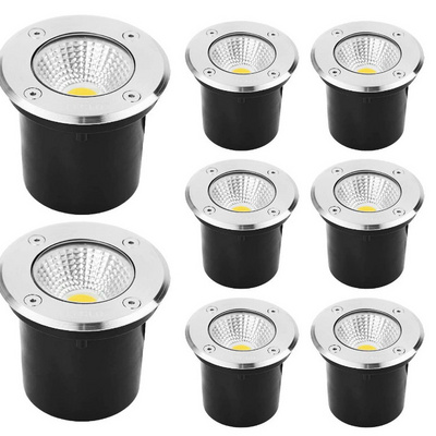 Ip68 Waterproof Floor Recessed Lights Outdoor Landscape Garden Ground Buried Lamp Led Underground Lights