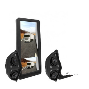 12.3 inch HD electronics mirror rear view monitors with dual cameras