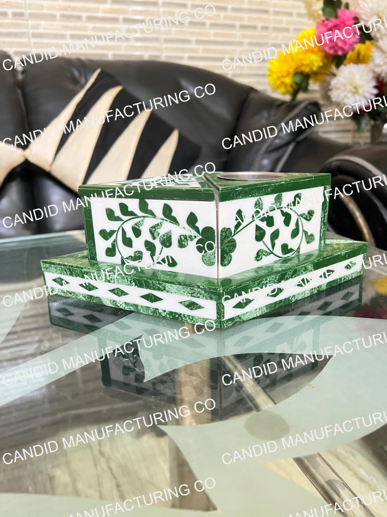 Arabic Design Incense Gifts Sets Ramadan Gift Incense Burner Arabic Set Bone Inlay Bakhoor Burner Arabic