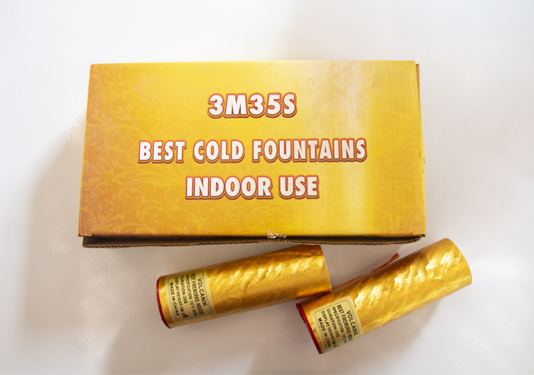 Good price gold cold fountain promotion fireworks supply happyness firework