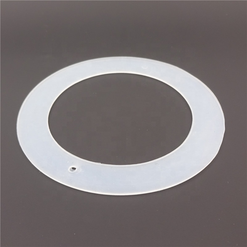 custom seal white silicone flat rubber gaskets