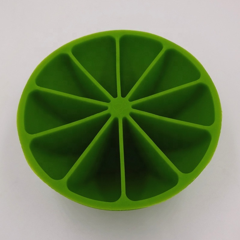 Custom 100% food grade different types green silicone rubber ice cube tray