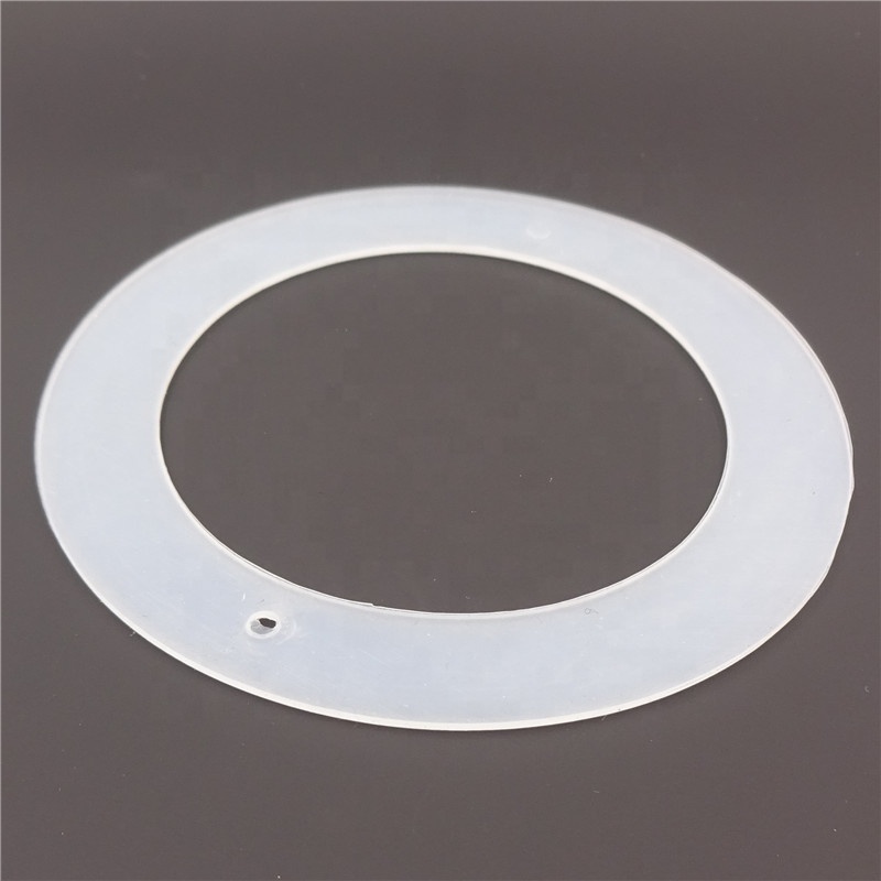 custom seal white silicone flat rubber gaskets