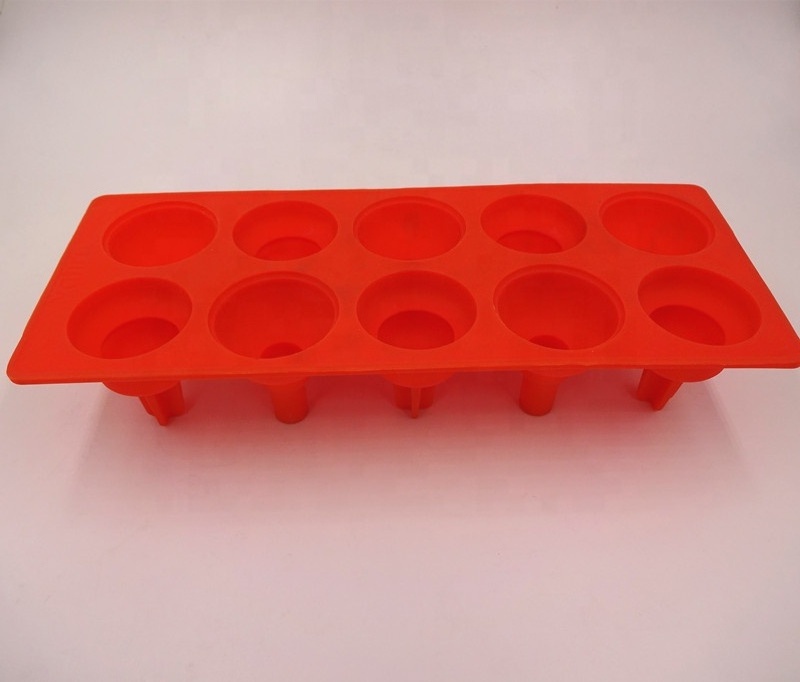 Custom 100% food grade different types green silicone rubber ice cube tray