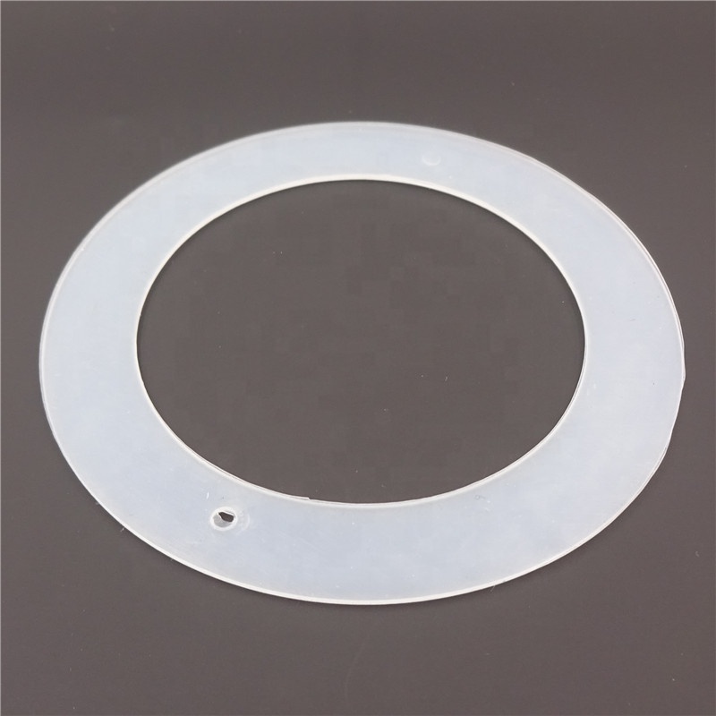 custom seal white silicone flat rubber gaskets