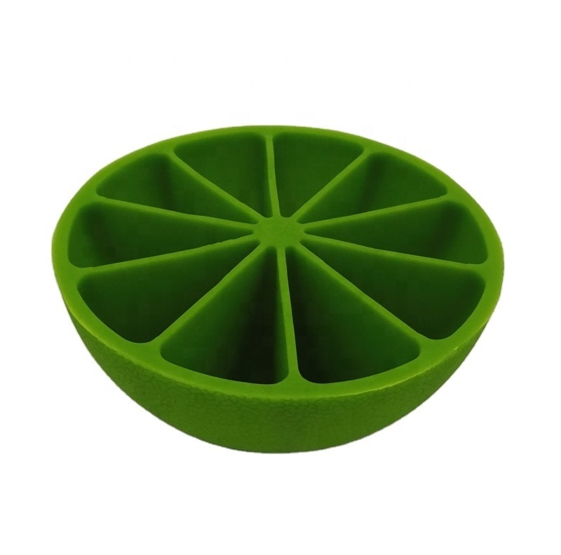 Custom 100% food grade different types green silicone rubber ice cube tray