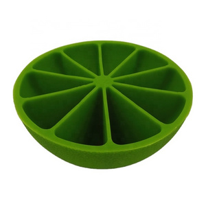 Custom 100% food grade different types green silicone rubber ice cube tray