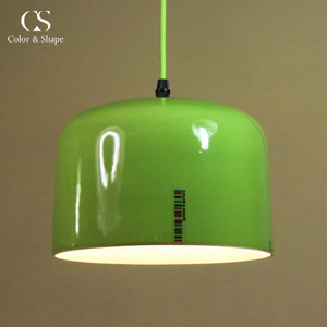 Custom Porcelain Hanging Lamp Drum Pendant Light Home Decor Ceiling Color Indoor Light Hanging Light