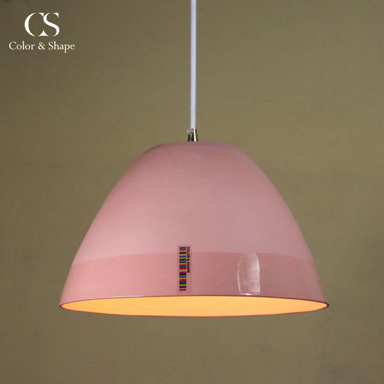 New design pink lamp body ceramic hanging kitchen pendant light led ceiling hanging nordic modern pendant lights