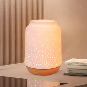 Home Decoration Personalized Fragrance Oil Warmer Craft Porcelain Oil Lamps Oil Burner Ceramic Fragrance Lamps