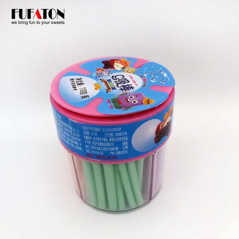 Manufacturers Candy Wholesale CC Stick Mixed Fruit Flavor With Tattoo milk straw powder candy