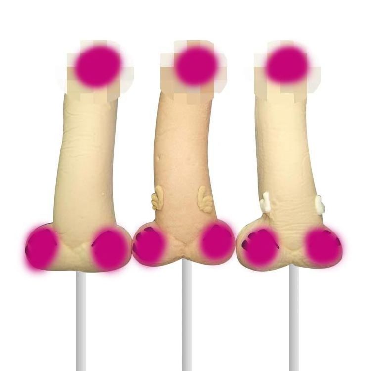 Factory direct sell Sexy Dick Cock Penis Willies Shaped Lollipop Candy Sweets