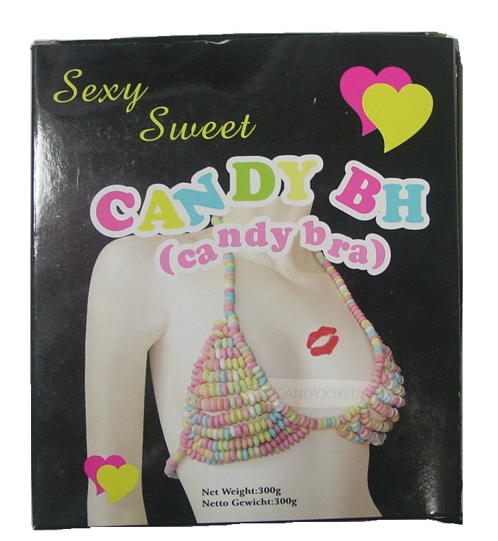 Sexy Dextrose Bikini Candy Bra--Edible Women Bra & Underwear Sweets penis candy  adult  pressed candy