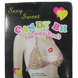 Sexy Dextrose Bikini Candy Bra--Edible Women Bra & Underwear Sweets penis candy  adult  pressed candy