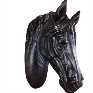 Life Size Horse Head Bronze Sculpture